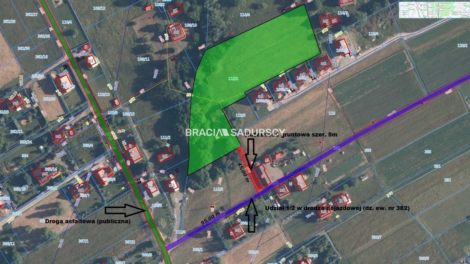 Działka na sprzedaż Sułkowice (gw) Krzywaczka 