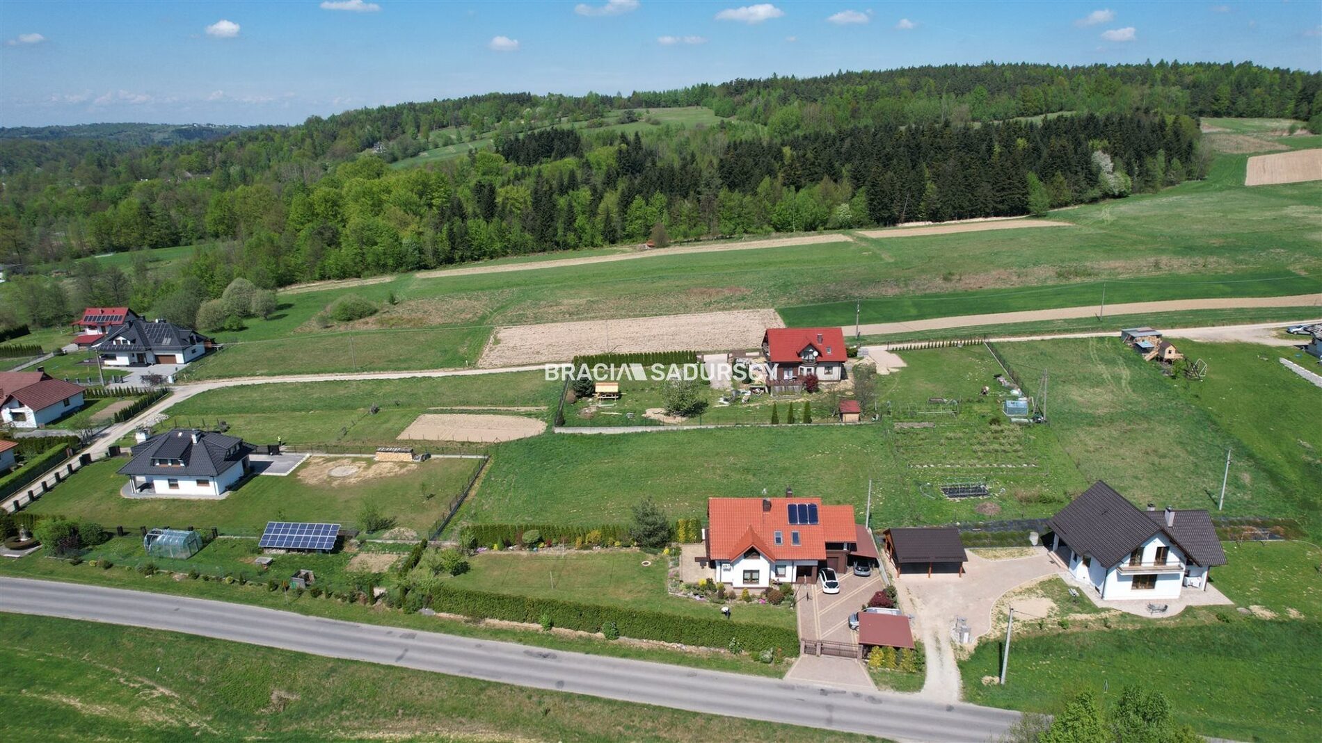 Działka na sprzedaż Myślenice (gw) Łęki 