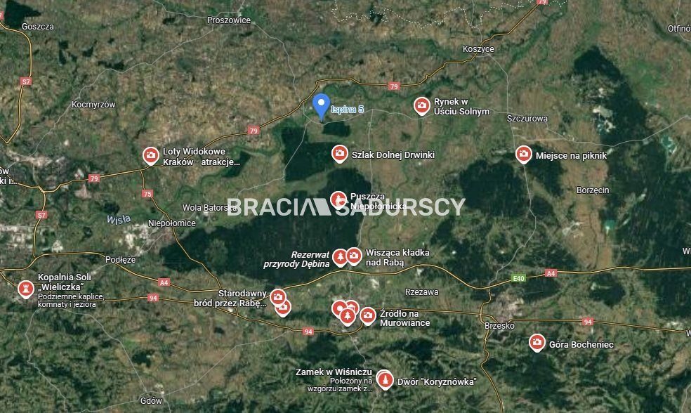 Działka na sprzedaż Drwinia Ispina, Ispina, Ispina 