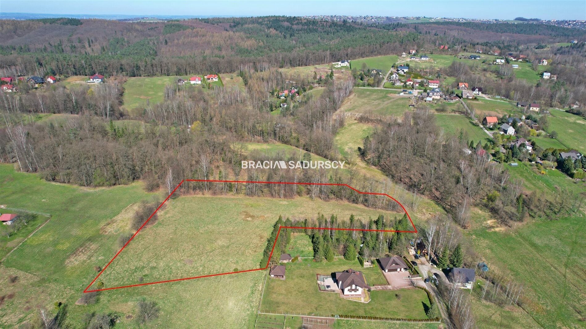 Działka na sprzedaż Myślenice (gw) Głogoczów 
