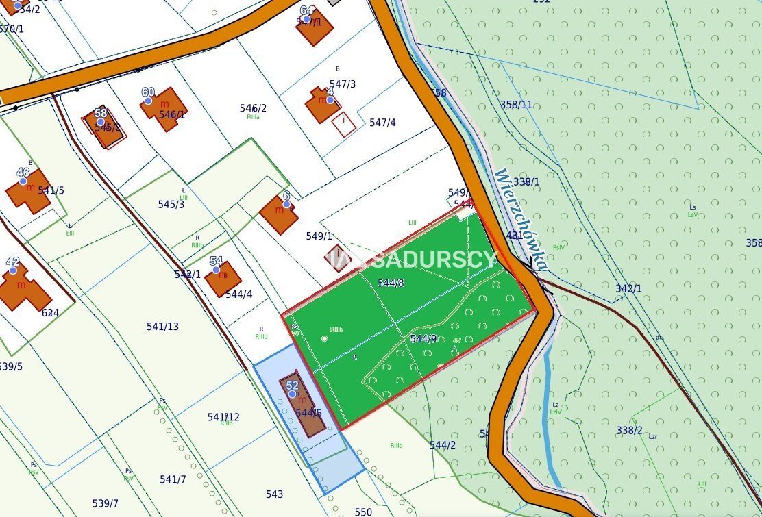 Działka na sprzedaż Zabierzów Zelków Nad Strumieniem