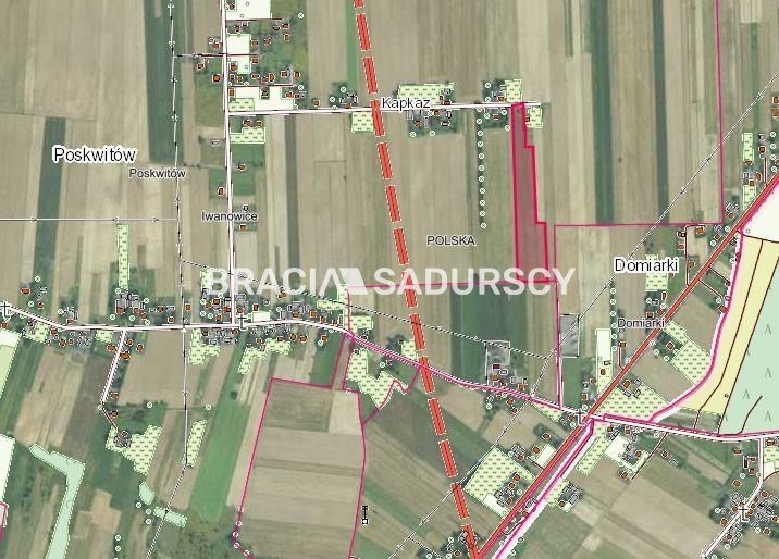 Działka na sprzedaż Iwanowice Poskwitów 