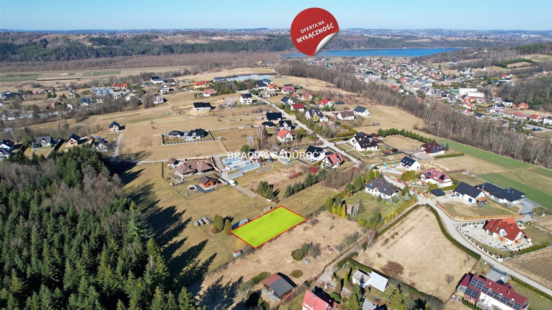 Działka na sprzedaż Myślenice (gw) Osieczany 
