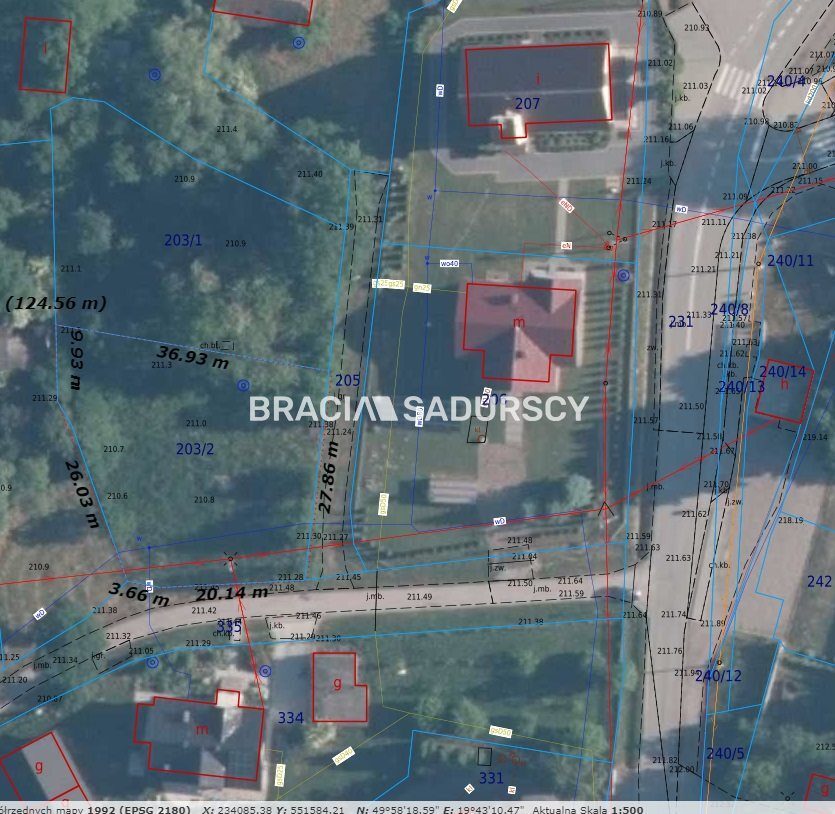 Działka na sprzedaż Skawina (gw) Facimiech 