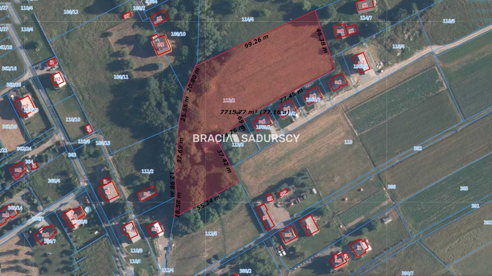 Działka na sprzedaż Sułkowice (gw) Krzywaczka 
