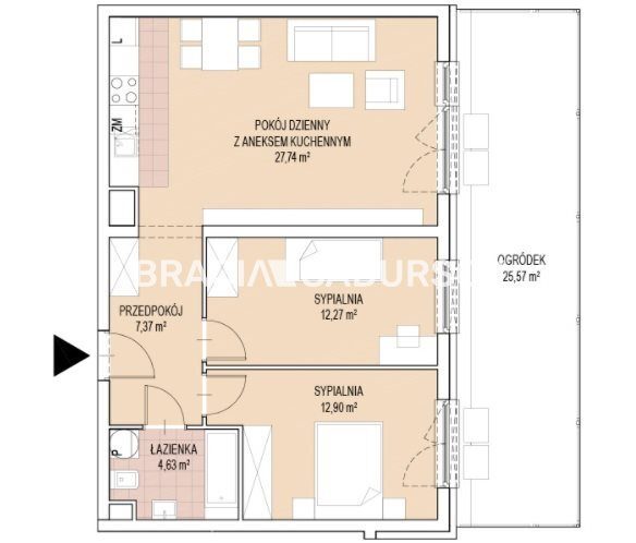 Mieszkanie na sprzedaż Kraków Podgórze Brożka - okolice